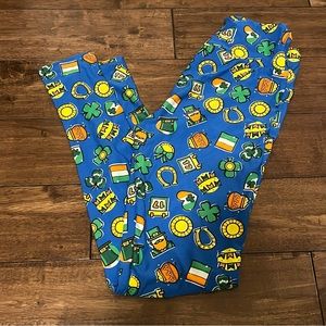 LuLaRoe OS St Patrick Day Leggings